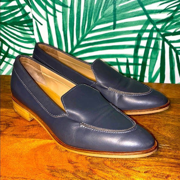 Everlane The Modern Loafer Gray Leather Women’s 6.5 - Picture 1 of 8